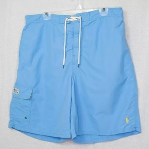 Polo by Ralph Lauren Light Blue Swim Trunks Shorts